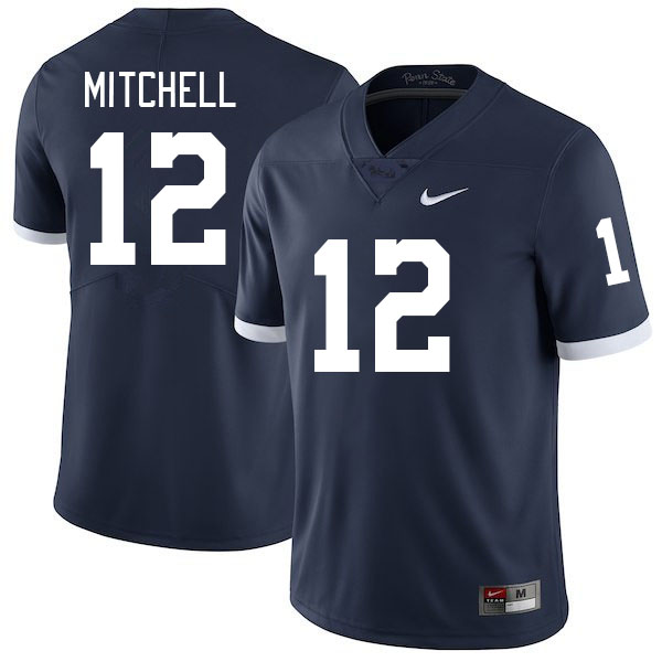 Men #12 Jon Mitchell Penn State Nittany Lions College Football Jerseys Stitched-Retro